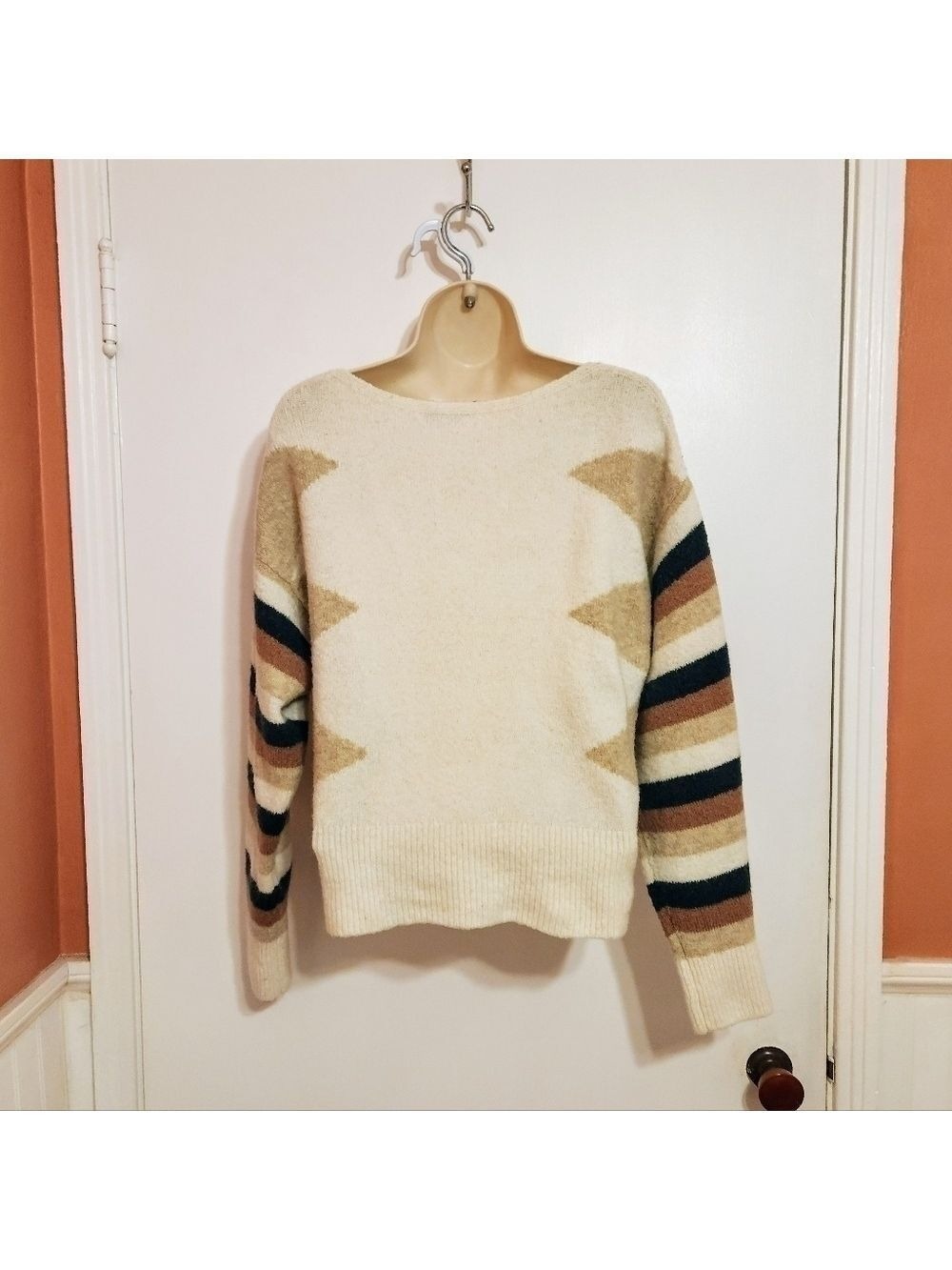 Madewell Beige Tan Wool Blend Sweater Small - Picture 6 of 10